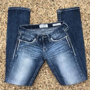 NWOT Daytrip Aquarius Straight Jeans, 25R